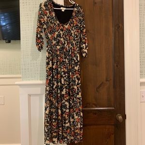 Maeve by Anthropologie Fall Maxi dress M